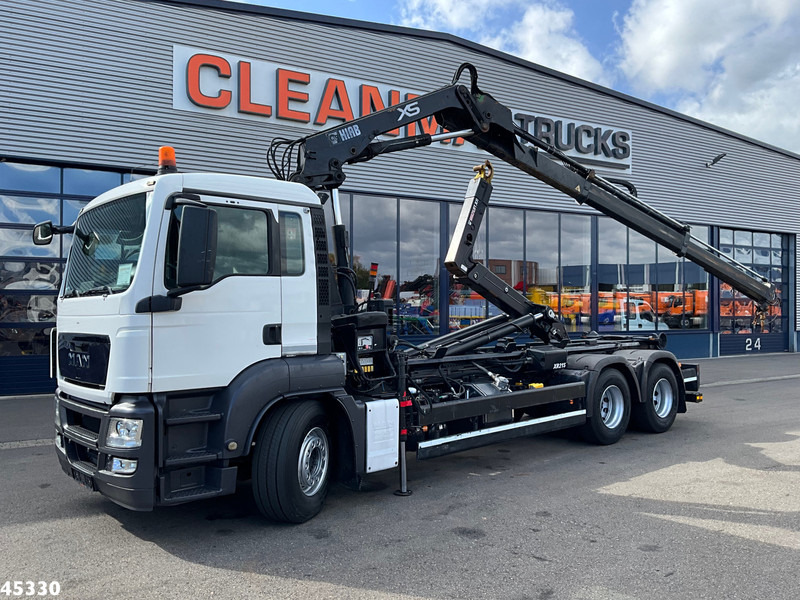 MAN TGS 26.360 6x4 Hiab 12 Tonmeter laadkraan - Camion ampliroll, Camion grue: photos 1 MAN TGS 26.360 6x4 Hiab 12 Tonmeter laadkraan - Camion ampliroll, Camion grue: photos 1