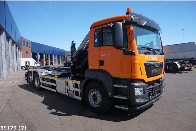 MAN TGS 26.420 HMF 21 ton/meter laadkraan - Camion ampliroll, Camion grue: photos 3 MAN TGS 26.420 HMF 21 ton/meter laadkraan - Camion ampliroll, Camion grue: photos 3
