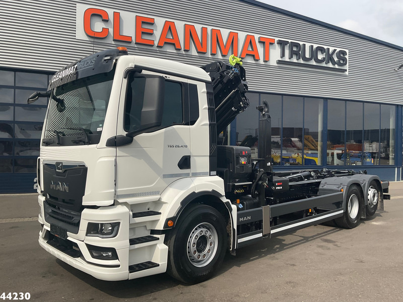Camion ampliroll, Camion grue MAN TGS 26.470 Hiab 22 Tonmeter laadkraan NEW AND UNUSED!: photos 6