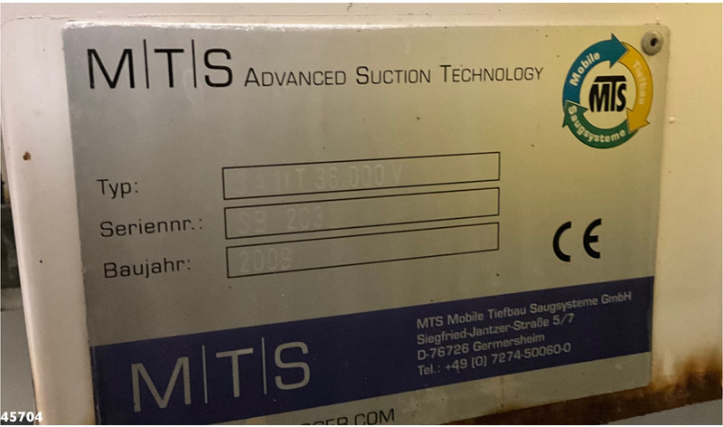 MAN TGS 33.480 6x4 MTS Saugbagger 8 m³ en leasing occasion MAN TGS 33.480 6x4 MTS Saugbagger 8 m³: photos 20 MAN TGS 33.480 6x4 MTS Saugbagger 8 m³ en leasing occasion MAN TGS 33.480 6x4 MTS Saugbagger 8 m³: photos 20