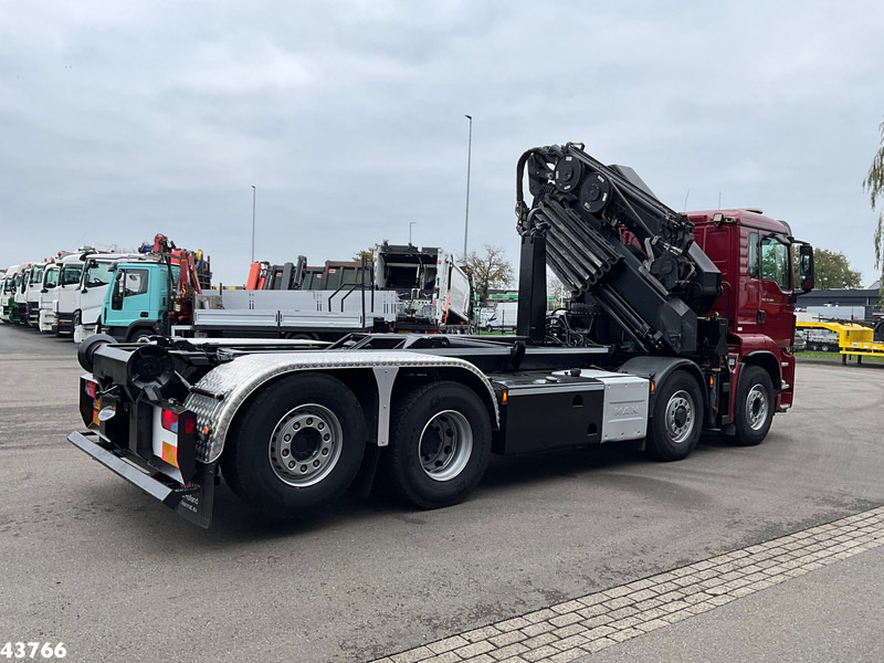 MAN TGS 35.480 8x4H Euro 6 HMF 40 Tonmeter laadkraan + Fly-Jib - Camion grue: photos 4 MAN TGS 35.480 8x4H Euro 6 HMF 40 Tonmeter laadkraan + Fly-Jib - Camion grue: photos 4