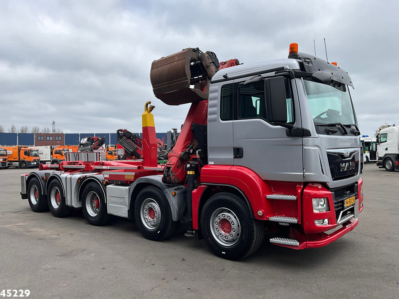 MAN TGS 41.440 10x4 Euro 6 Palfinger 17 Tonmeter Z-kraan - Camion ampliroll, Camion grue: photos 5 MAN TGS 41.440 10x4 Euro 6 Palfinger 17 Tonmeter Z-kraan - Camion ampliroll, Camion grue: photos 5