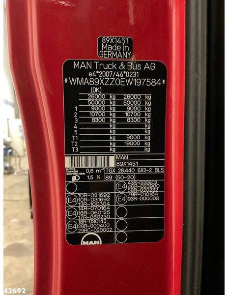 MAN TGX 28.440 Euro 6 Fassi 23 Tonmeter laadkraan + Fly-Jib en leasing occasion MAN TGX 28.440 Euro 6 Fassi 23 Tonmeter laadkraan + Fly-Jib: photos 13