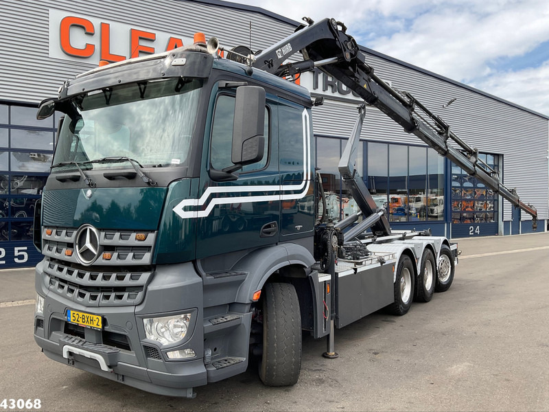 Mercedes-Benz Arocs 3251 8x4 Euro 6 Hiab 28 Tonmeter laadkraan - Camion ampliroll, Camion grue: photos 1 Mercedes-Benz Arocs 3251 8x4 Euro 6 Hiab 28 Tonmeter laadkraan - Camion ampliroll, Camion grue: photos 1