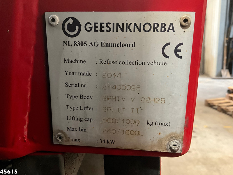 Benne à ordures ménagères Mercedes-Benz Econic 2630 RHD Euro 6 Geesink 22m³ Just 160.227 km!: photos 18