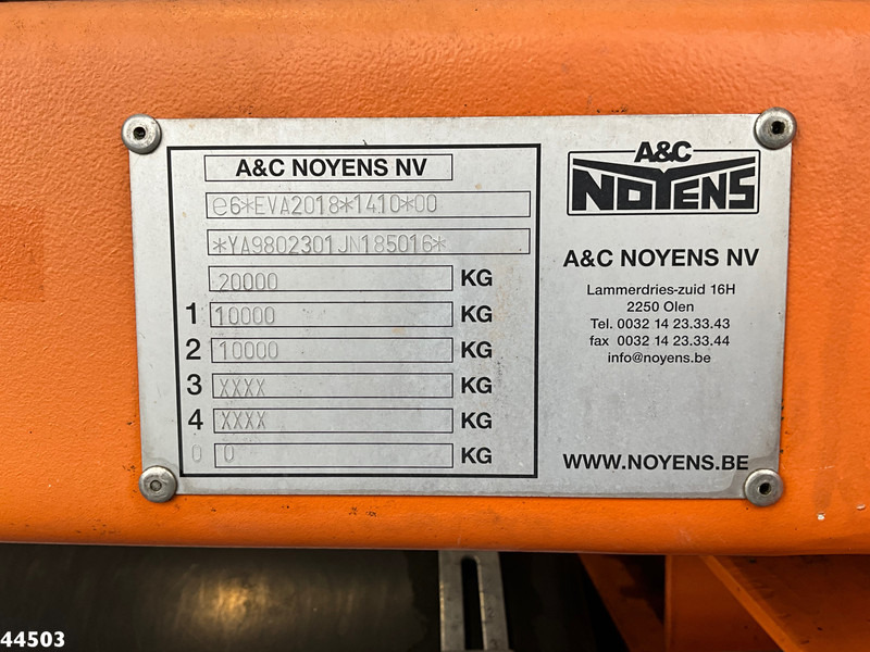 Remorque porte-conteneur/ Caisse mobile Noyens 2-assige containeraanhangwagen: photos 16