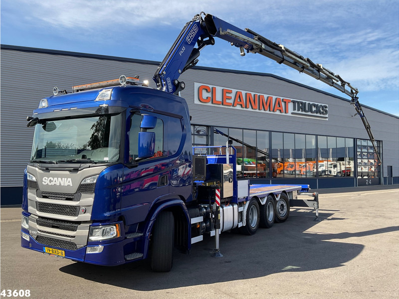 Scania G 450 8x4 Fassi 45 Tonmeter laadkraan + Fly-Jib Just 151.350 km! - Camion grue: photos 1 Scania G 450 8x4 Fassi 45 Tonmeter laadkraan + Fly-Jib Just 151.350 km! - Camion grue: photos 1
