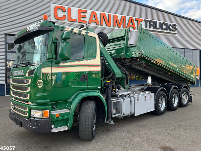 Scania G 490 8x4 Euro 6 Hiab 24 Tonmeter laadkraan - Camion benne, Camion grue: photos 3 Scania G 490 8x4 Euro 6 Hiab 24 Tonmeter laadkraan - Camion benne, Camion grue: photos 3