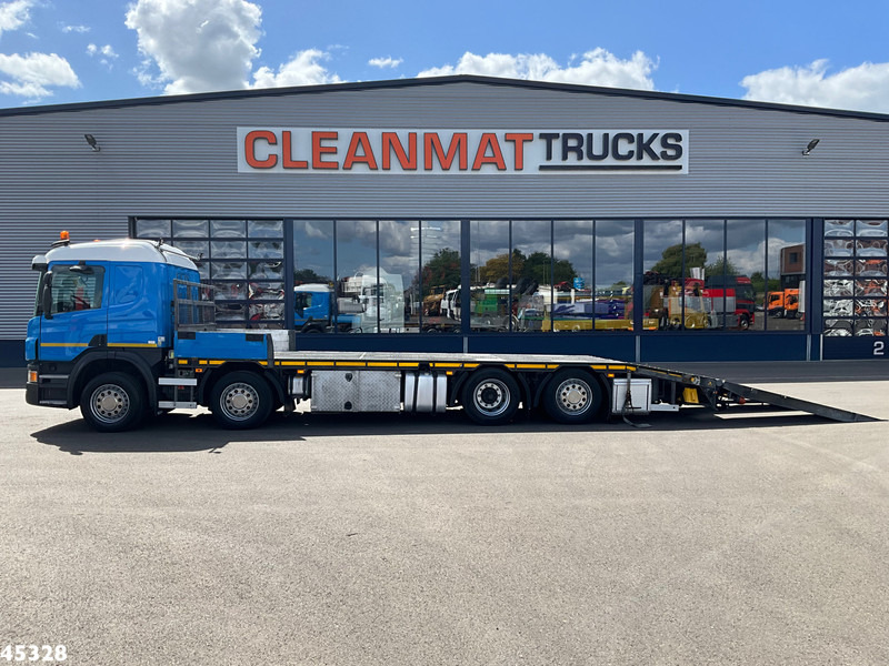 Scania P 410 8x2 Euro 6 Retarder Autotransporter met hydraulische oprijrampen - Camion porte-voitures: photos 3 Scania P 410 8x2 Euro 6 Retarder Autotransporter met hydraulische oprijrampen - Camion porte-voitures: photos 3