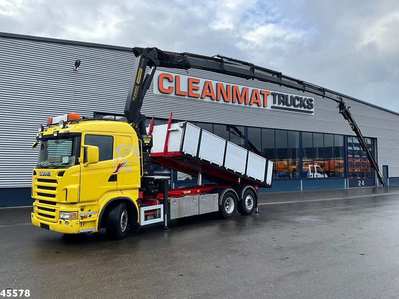 Scania R 380 Palfinger 29 Tonmeter laadkraan + Fly-Jib - Camion benne, Camion grue: photos 1 Scania R 380 Palfinger 29 Tonmeter laadkraan + Fly-Jib - Camion benne, Camion grue: photos 1