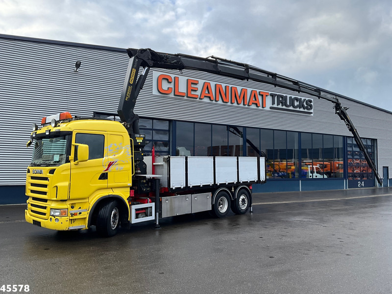 Camion benne, Camion grue Scania R 380 Palfinger 29 Tonmeter laadkraan + Fly-Jib: photos 10