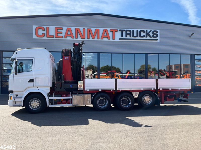 Scania R 490 8x4 Euro 6 Retarder HMF 60 Tonmeter laadkraan + Fly-Jib - Camion grue: photos 3 Scania R 490 8x4 Euro 6 Retarder HMF 60 Tonmeter laadkraan + Fly-Jib - Camion grue: photos 3