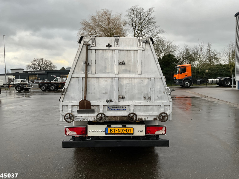 Benne à ordures ménagères Volkswagen Crafter 2.5 TDI Terberg zijlader Just 115.247 Km!: photos 6