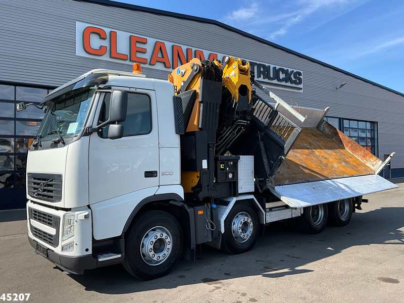 Camion grue Volvo FH 500 8x4 Effer 65 Tonmeter laadkraan + Fly-Jib: photos 10