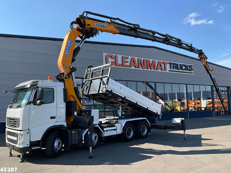 Camion grue Volvo FH 500 8x4 Effer 65 Tonmeter laadkraan + Fly-Jib: photos 11