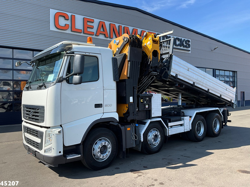 Camion grue Volvo FH 500 8x4 Effer 65 Tonmeter laadkraan + Fly-Jib: photos 12