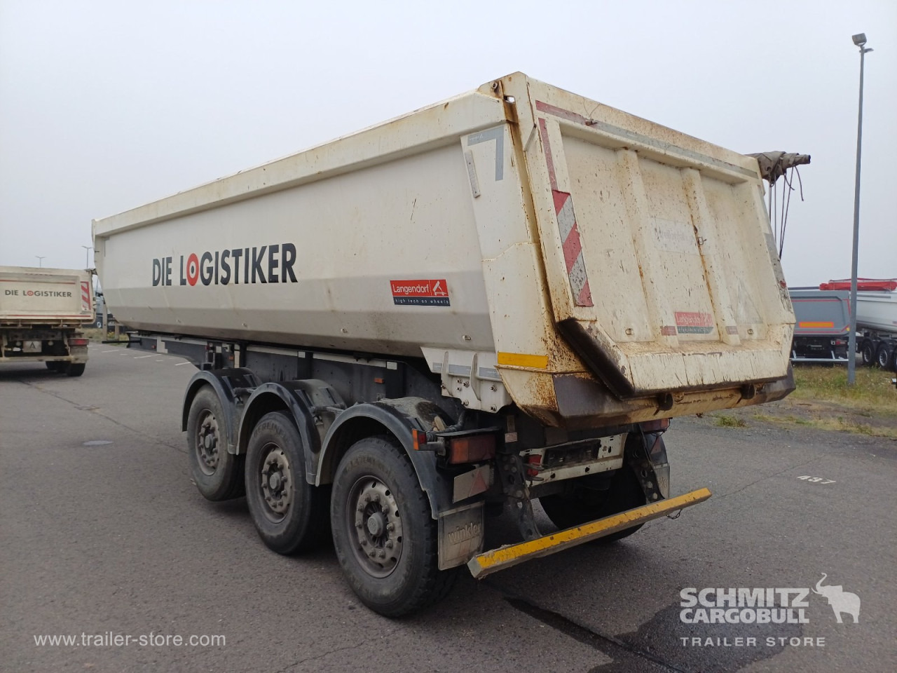 LANGENDORF Auflieger Kipper Stahlrundmulde 24m³ - Semi-remorque benne: photos 5 LANGENDORF Auflieger Kipper Stahlrundmulde 24m³ - Semi-remorque benne: photos 5