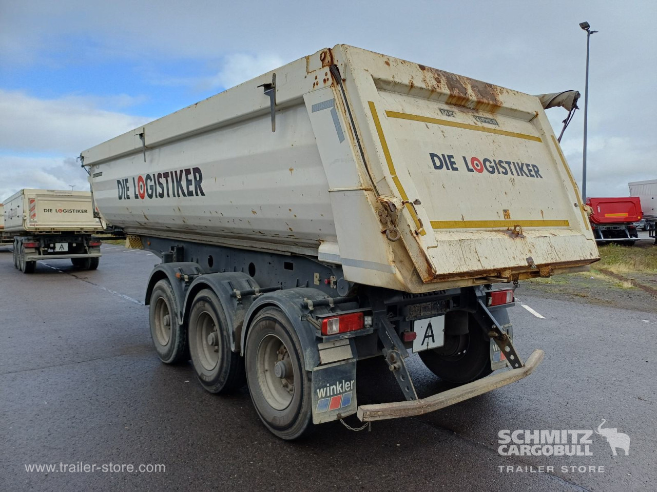 MEILLER Auflieger Kipper Stahlrundmulde 26m³ - Semi-remorque benne: photos 3 MEILLER Auflieger Kipper Stahlrundmulde 26m³ - Semi-remorque benne: photos 3