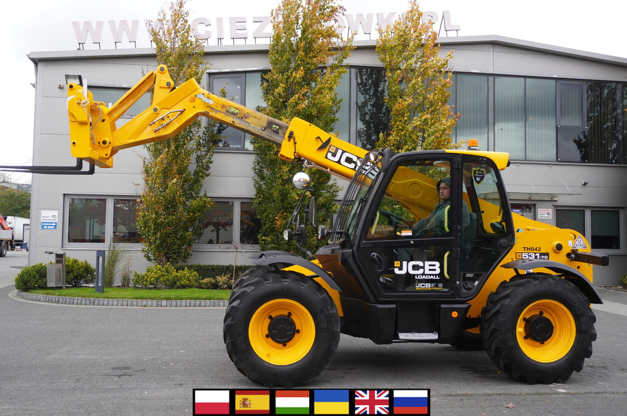 JCB 531-70 / 900 MTH telescopic charger! / 3.1 T / 7 M - Chargeuse sur pneus télescopique: photos 1 JCB 531-70 / 900 MTH telescopic charger! / 3.1 T / 7 M - Chargeuse sur pneus télescopique: photos 1