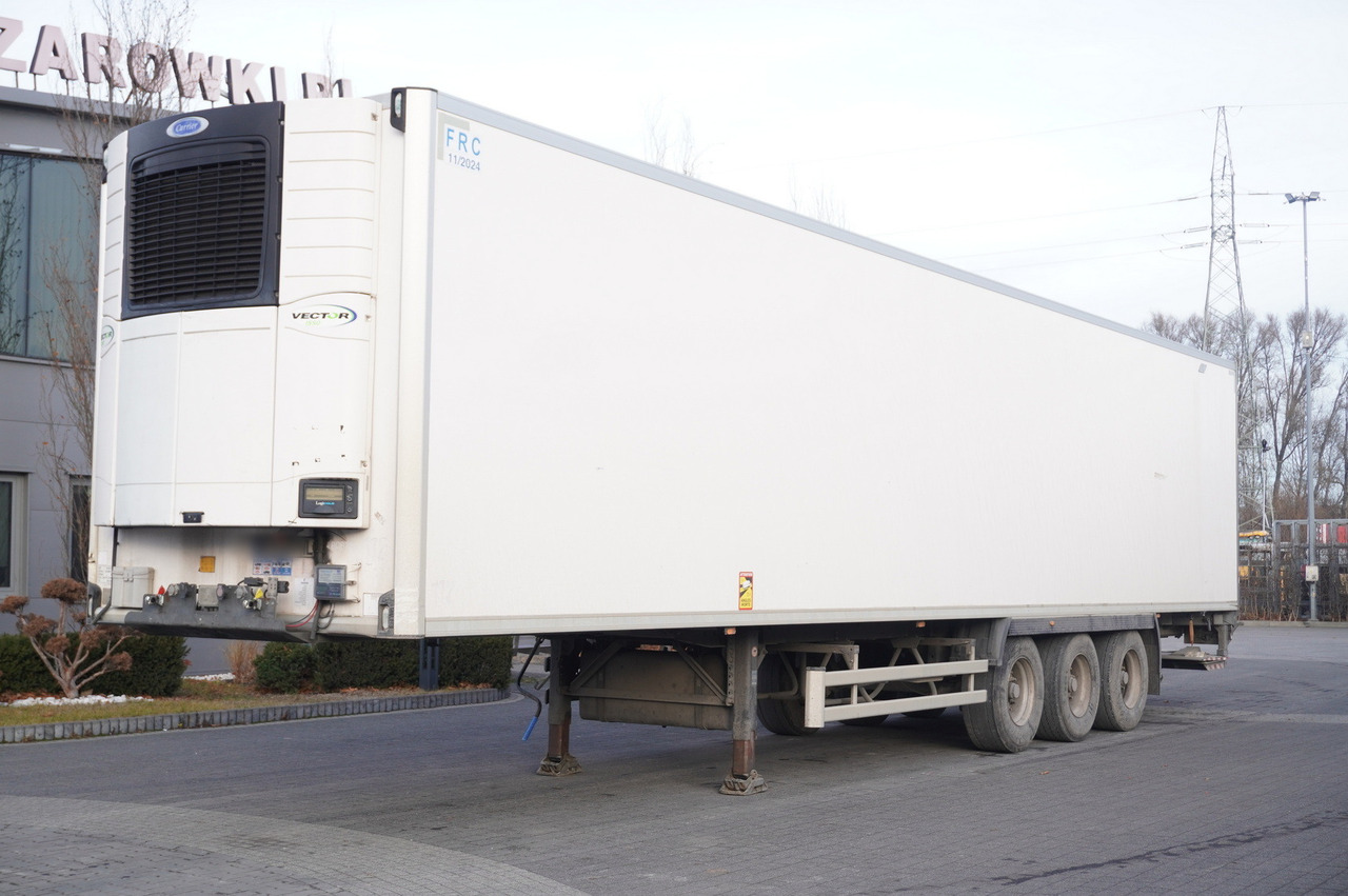 Semi-remorque frigorifique LAMBERET Refrigerated semi-trailer / Carrier Vector 1550 / Dhollandia lift 2500 kg