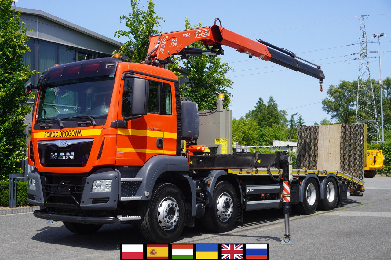 MAN TGS 35.360 E6 8x2 / FASSI F235 crane / 6.5 T cap. / 8.3 m reach - Camion grue: photos 1 MAN TGS 35.360 E6 8x2 / FASSI F235 crane / 6.5 T cap. / 8.3 m reach - Camion grue: photos 1
