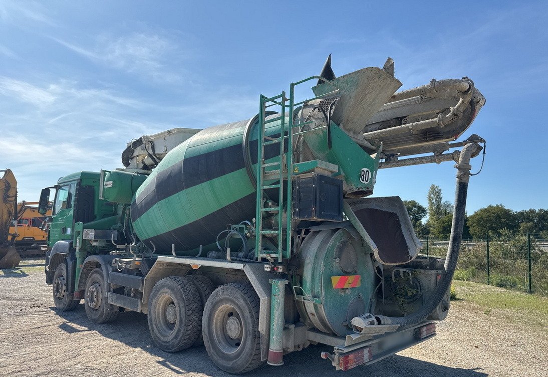 MAN TGS 35.480 8x4 Concrete Mixer Pump truck / Putzmeister M24-3 / 1600 MTH! - Camion malaxeur: photos 4 MAN TGS 35.480 8x4 Concrete Mixer Pump truck / Putzmeister M24-3 / 1600 MTH! - Camion malaxeur: photos 4