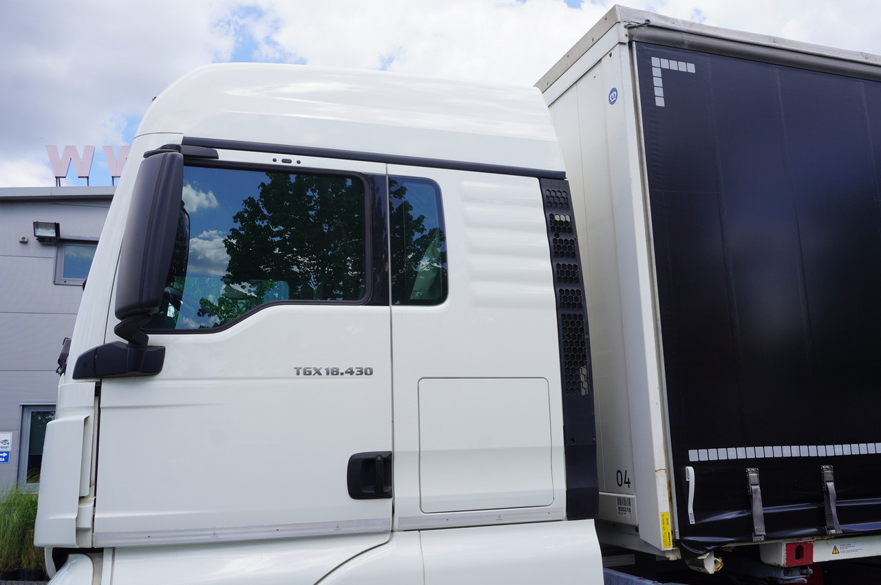 Camion à rideaux coulissants MAN TGX 18.430 / Curtainsider 18 EPAL / sleeping cab / 2021: photos 16