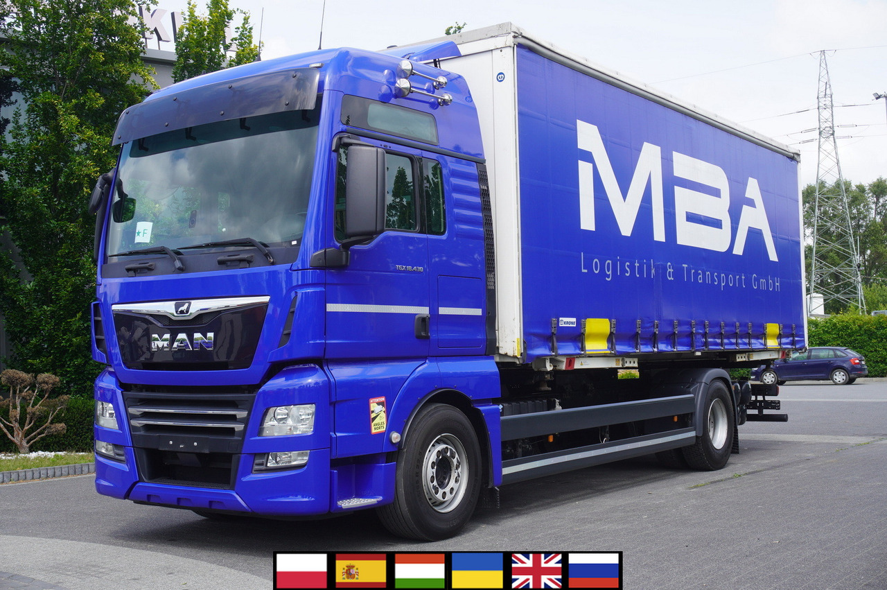 MAN TGX 18.430 / Curtainsider 19 EPAL / Sleeper cab / 2021 / 4 units - Camion à rideaux coulissants: photos 1 MAN TGX 18.430 / Curtainsider 19 EPAL / Sleeper cab / 2021 / 4 units - Camion à rideaux coulissants: photos 1