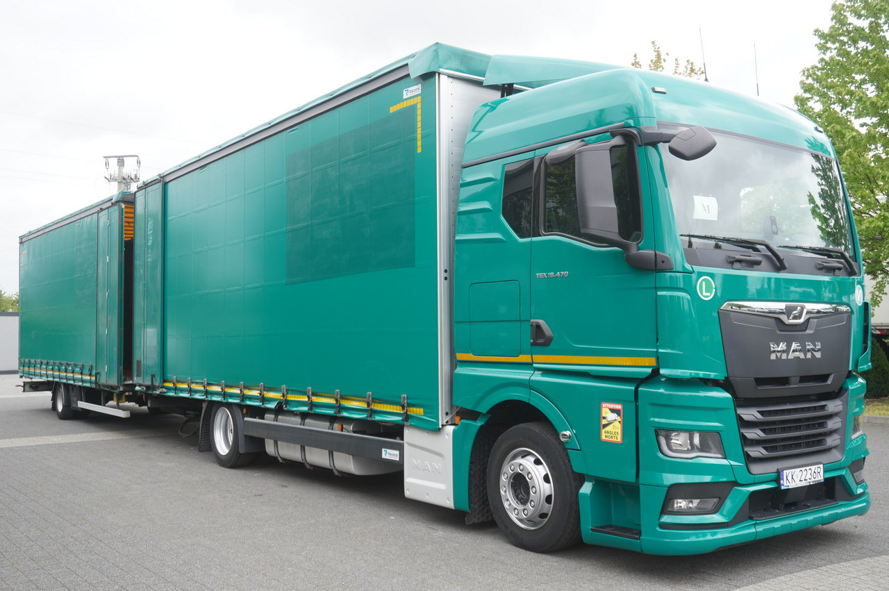 MAN TGX 18.470 / Trailer 19 EPAL / Curtainsider 19 EPAL / 2022 / Retarder / 15 units - Camion à rideaux coulissants: photos 3 MAN TGX 18.470 / Trailer 19 EPAL / Curtainsider 19 EPAL / 2022 / Retarder / 15 units - Camion à rideaux coulissants: photos 3