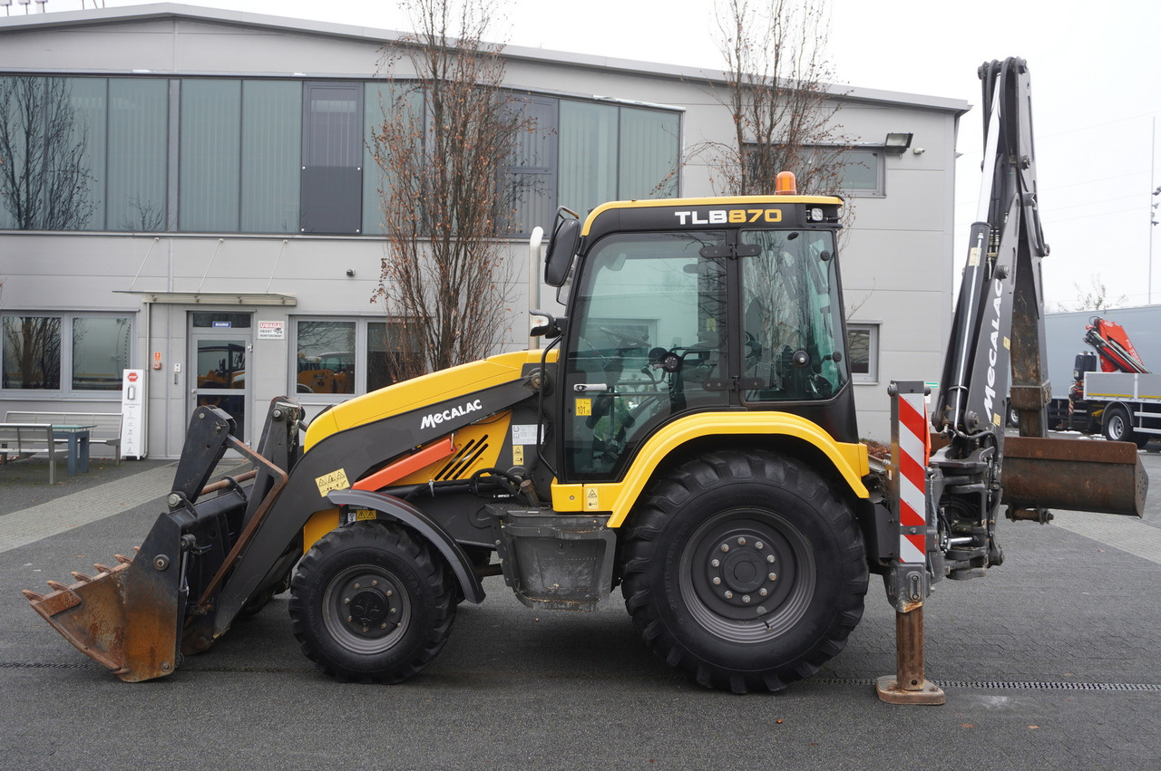 Mecalac TLB870 backhoe loader / 1990 MTH! / joysticks - Tractopelle: photos 3 Mecalac TLB870 backhoe loader / 1990 MTH! / joysticks - Tractopelle: photos 3