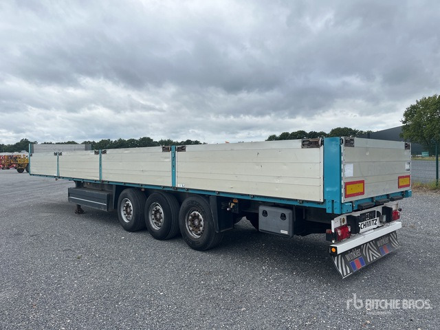 2007 Schmitz Cargobull S01 13.90 m Tri/A Flatbed Trailer - Semi-remorque plateau: photos 4 2007 Schmitz Cargobull S01 13.90 m Tri/A Flatbed Trailer - Semi-remorque plateau: photos 4