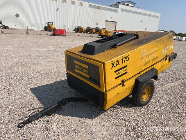 1989 Atlas Copco XA175DD Mobile Air Compressor - Compresseur d'air: photos 3 1989 Atlas Copco XA175DD Mobile Air Compressor - Compresseur d'air: photos 3