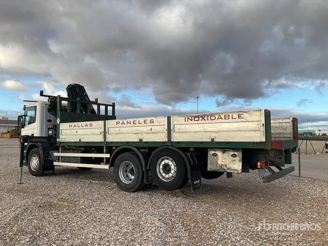 2007 Scania P340 2006 Hiab 144B-2 5 ton on 6x2 Flatbed Truck with Crane - Camion plateau, Camion grue: photos 4 2007 Scania P340 2006 Hiab 144B-2 5 ton on 6x2 Flatbed Truck with Crane - Camion plateau, Camion grue: photos 4