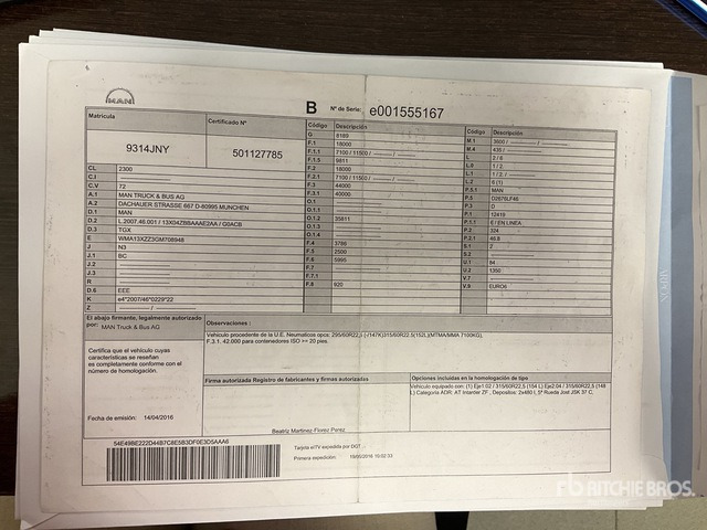 2016 MAN TGX18.440 4x2 S/A Sleeper Truck Tractor - Tracteur routier: photos 3 2016 MAN TGX18.440 4x2 S/A Sleeper Truck Tractor - Tracteur routier: photos 3