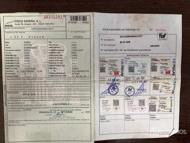 2009 Iveco Daily 35S13 Cargo Van - Véhicule utilitaire: photos 2 2009 Iveco Daily 35S13 Cargo Van - Véhicule utilitaire: photos 2