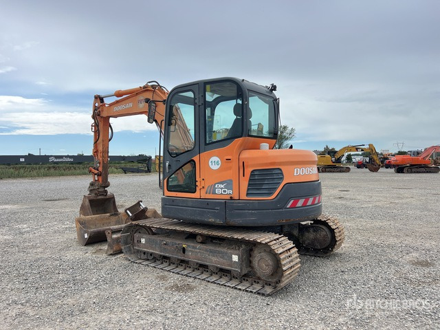 2009 Doosan DX80R Escavatore cingolato - Pelle sur chenille: photos 4 2009 Doosan DX80R Escavatore cingolato - Pelle sur chenille: photos 4