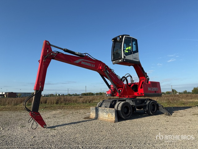 2012 Minelli M290 Movimentatore materiali su ruote - Pelle de manutention: photos 1 2012 Minelli M290 Movimentatore materiali su ruote - Pelle de manutention: photos 1