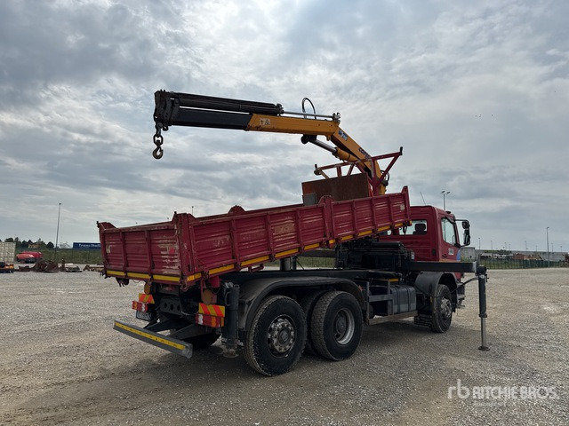 Mercedes-Benz Atego 1828 Autocarro ribaltabile con gru - Camion benne, Camion grue: photos 3 Mercedes-Benz Atego 1828 Autocarro ribaltabile con gru - Camion benne, Camion grue: photos 3