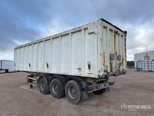 2002 Robuste Kaiser S3803C Semi-Remorque Benne 3 Essieux End Dump Trailer - Semi-remorque benne: photos 3 2002 Robuste Kaiser S3803C Semi-Remorque Benne 3 Essieux End Dump Trailer - Semi-remorque benne: photos 3