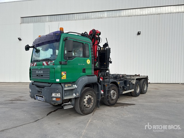 2006 MAN TGA 35.350 8x4 Camion Ampliroll Grue Palfi ... Roll-Off Truck - Camion ampliroll, Camion grue: photos 2 2006 MAN TGA 35.350 8x4 Camion Ampliroll Grue Palfi ... Roll-Off Truck - Camion ampliroll, Camion grue: photos 2