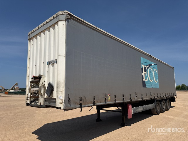 2008 Krone SD Tri/A Semi Remorque A Rideaux C ... Curtain Side Trailer - Broyeur/ Épareuse: photos 1 2008 Krone SD Tri/A Semi Remorque A Rideaux C ... Curtain Side Trailer - Broyeur/ Épareuse: photos 1