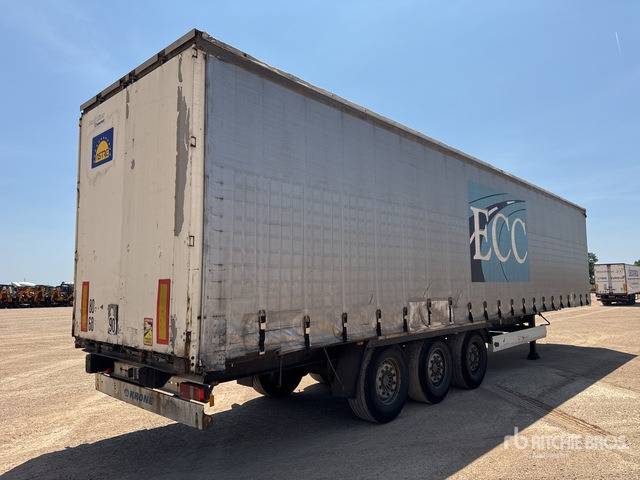 2008 Krone SD Tri/A Semi Remorque A Rideaux C ... Curtain Side Trailer - Broyeur/ Épareuse: photos 4 2008 Krone SD Tri/A Semi Remorque A Rideaux C ... Curtain Side Trailer - Broyeur/ Épareuse: photos 4