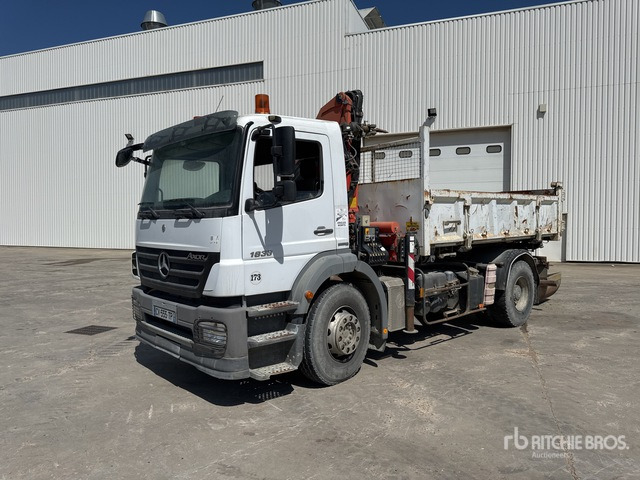 2008 Mercedes Axor 1833 2008 Palfinger PK15500 6100 kg ... Dump Truck with Crane - Camion benne, Camion grue: photos 2 2008 Mercedes Axor 1833 2008 Palfinger PK15500 6100 kg ... Dump Truck with Crane - Camion benne, Camion grue: photos 2