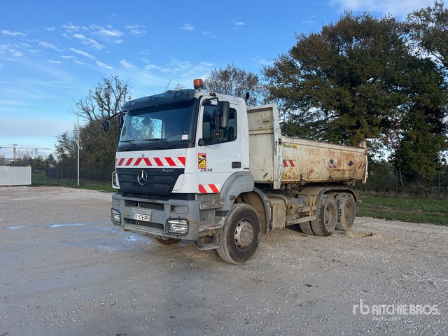 2008 Mercedes Axor 2636 6x4 Camion Benne T/A Dump Truck - Camion benne: photos 1 2008 Mercedes Axor 2636 6x4 Camion Benne T/A Dump Truck - Camion benne: photos 1