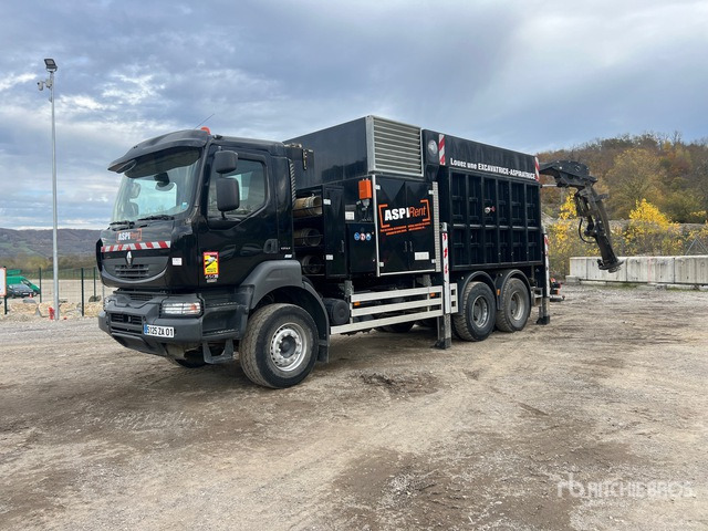 2008 Renault Kerax 450DXi MTS on 6x4 Camion Aspiratrice 6x4 Vacuum Excavator Truck - Camion hydrocureur: photos 1 2008 Renault Kerax 450DXi MTS on 6x4 Camion Aspiratrice 6x4 Vacuum Excavator Truck - Camion hydrocureur: photos 1