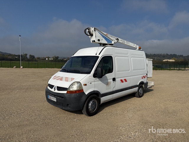 2008 Renault Master dCi 120 2008 Comilev EN120TF1 on 4x2 Ca ... Bucket Truck - Camion avec nacelle: photos 1 2008 Renault Master dCi 120 2008 Comilev EN120TF1 on 4x2 Ca ... Bucket Truck - Camion avec nacelle: photos 1