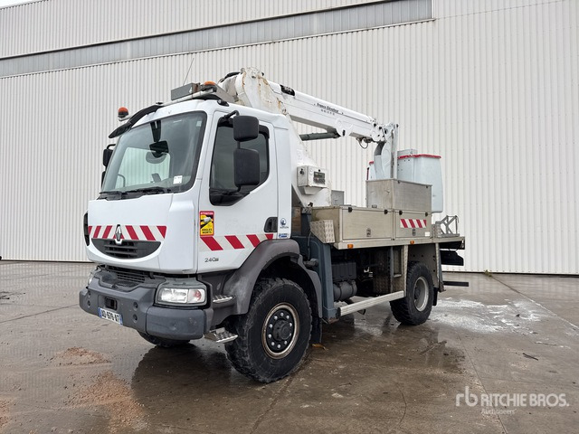 2009 Renault Midlum 240 DXi France Elevateur EL172TPM AM02 ... Bucket Truck - Camion avec nacelle: photos 1 2009 Renault Midlum 240 DXi France Elevateur EL172TPM AM02 ... Bucket Truck - Camion avec nacelle: photos 1