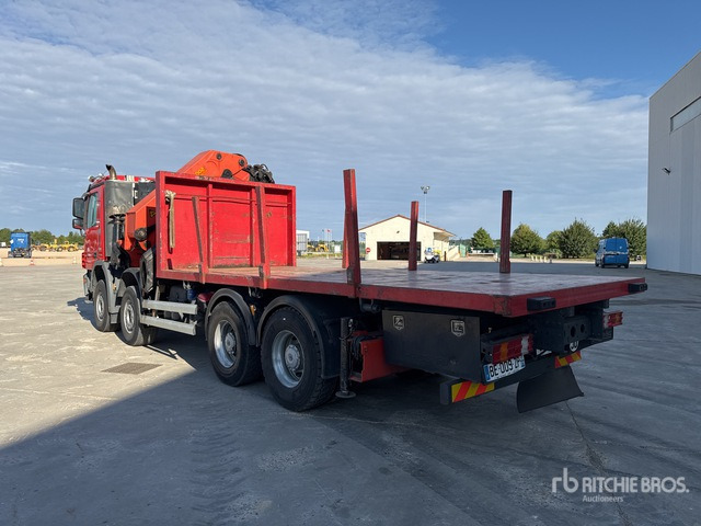 2010 Mercedes-Benz Actros 4146 2005 Palfinger PK56002 17420 kg ... Flatbed Truck with Crane - Broyeur/ Épareuse: photos 3 2010 Mercedes-Benz Actros 4146 2005 Palfinger PK56002 17420 kg ... Flatbed Truck with Crane - Broyeur/ Épareuse: photos 3