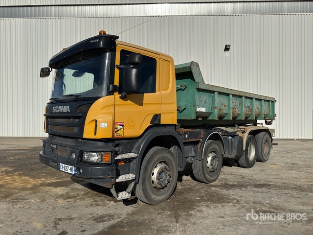 2013 Scania P440 8x4 Camion Ampliroll 8x4 Roll-Off Truck - Camion ampliroll: photos 1 2013 Scania P440 8x4 Camion Ampliroll 8x4 Roll-Off Truck - Camion ampliroll: photos 1