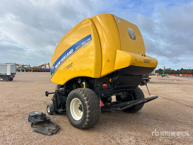 2015 New Holland Roll Belt 180 Presse A Balles Rondes 1 Essieu S/A Round Baler - Presse à balles rondes: photos 3 2015 New Holland Roll Belt 180 Presse A Balles Rondes 1 Essieu S/A Round Baler - Presse à balles rondes: photos 3